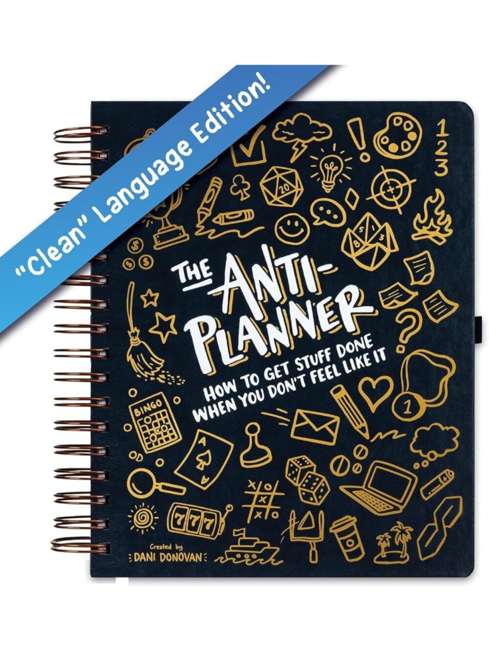 Anti-Planner for Productivity: 165+ ADHD Tools & Cleaning Tips, Gift for